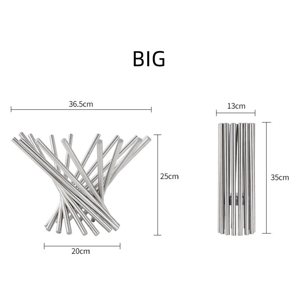 Stainless Steel Fruit Plate Daphne Fruit Plate Fashionable Fruit Basket Creative Art Fruit Bowl European Fruit Basket Household Fruit Basket