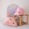 35/45cm Squishy Plüschtier liegendes Schweinchen Schwein Plüschtier Füllung Augen offen geschlossen Cartoon Tierpuppe Schlafbegleiter Geschenk