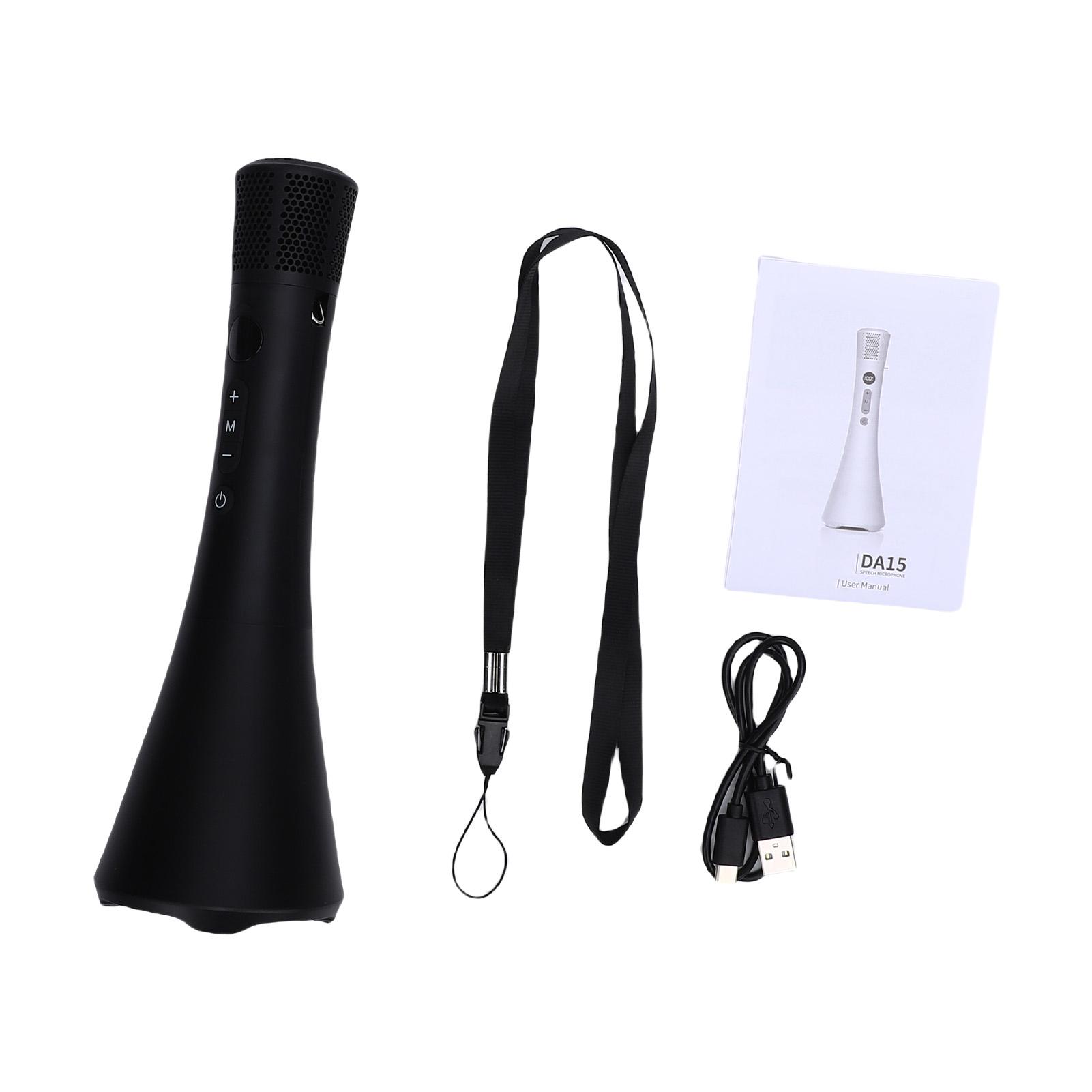 Koogeelife Wireless Microphone Speaker Bt Portable Handheld Mic Speaker 20W Loud Speaker Rechargeable For In Person Group Karaoke