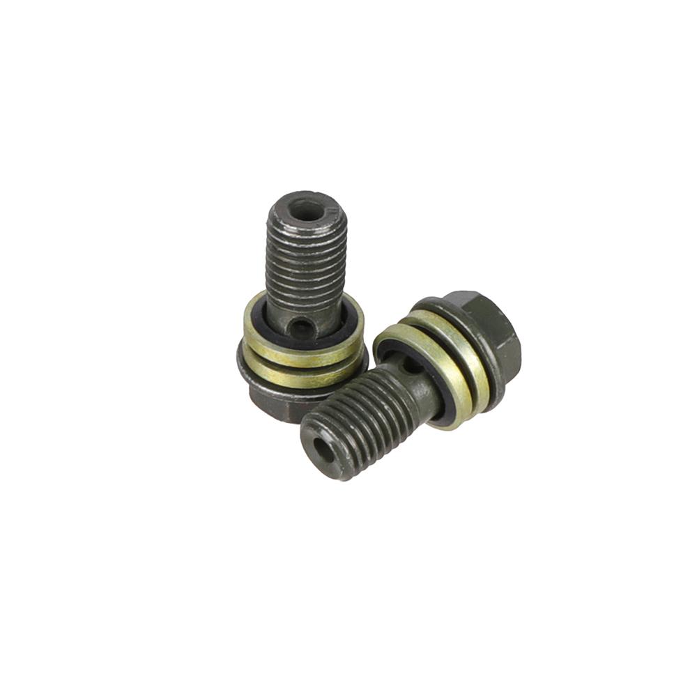 Universal Motorcycle Engine Oil Pipe Oil Cooler Hose Lines Screw Gasket For 50 70 90 110 125 140cc Motocross Dirt Pit Bike ATV