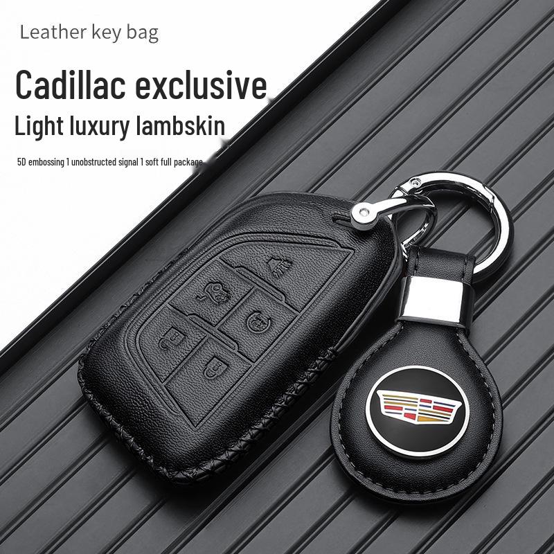 Premium Key Case for Cadillac: XT4, CT5, XT5, CT6, CT4, XT6, GT4 Models - Full Wrap Protective Shell