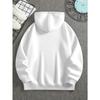 Dark Thorn Print Hooded Sweatshirt Set Drawstring Sweatpants Two Piece Set Loose Casual Sports Style Trendy Men's Clothing