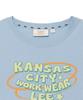 LEE Women Kansas City Workwear Lee T-Shirt Light Blue