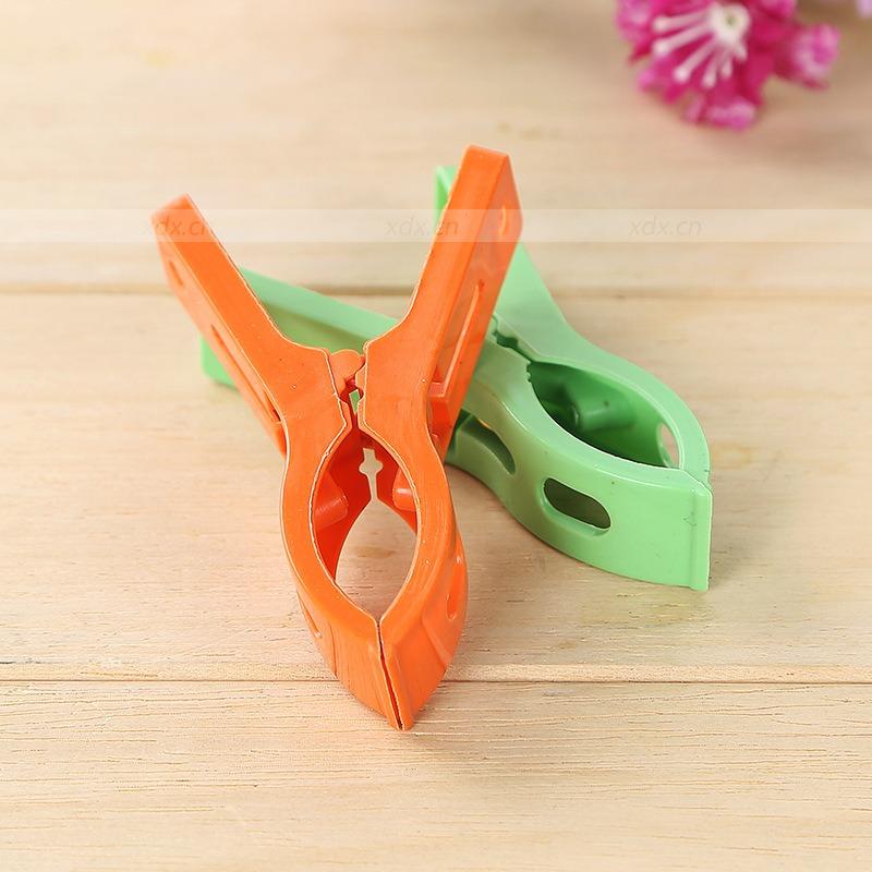 8pcs/set Large Plastic Clothes Pins, Windproof Hanger Clips, Beach Towel Clothes Pins, Spring Clamp, Clothespin