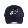 Metal Skeleton Hand Heart Wall Decor Baseball Cap Fashion Unisex Sunhat Womens Outdoor Sports Snapback Cap
