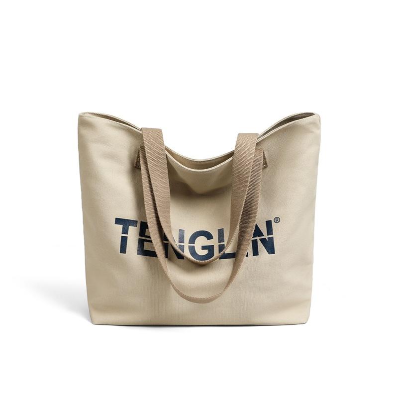 

Tote bag new women s bag summer casual canvas bag large capacity fashion versatile commuter shoulder bag хаки