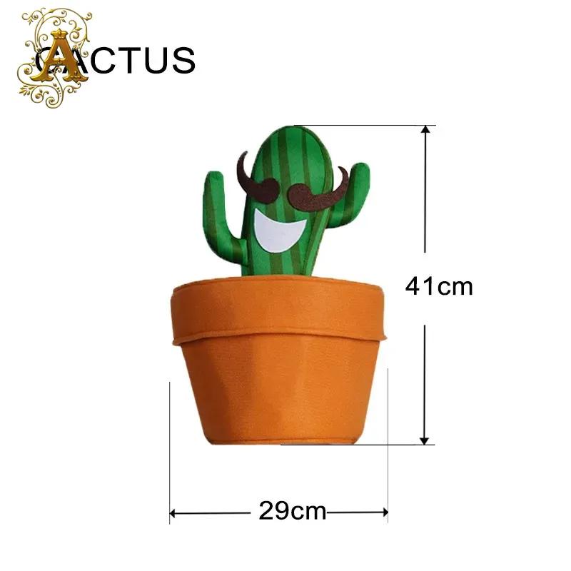 Interesting Cactus Pizza Hat Festival Party Cosplay Hood Stage Performance Adult Wear Polyester Prop Hat