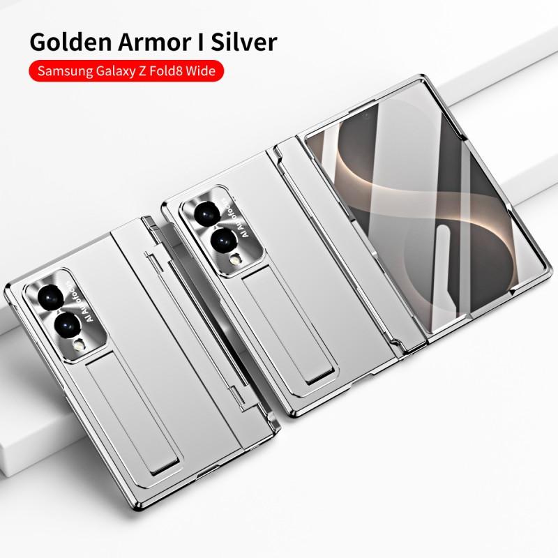Galaxy Z Fold 8 Ultra Case With Smooth Hinge Design Electroplated Pen Slot Shockproof PC Cover Daily Use