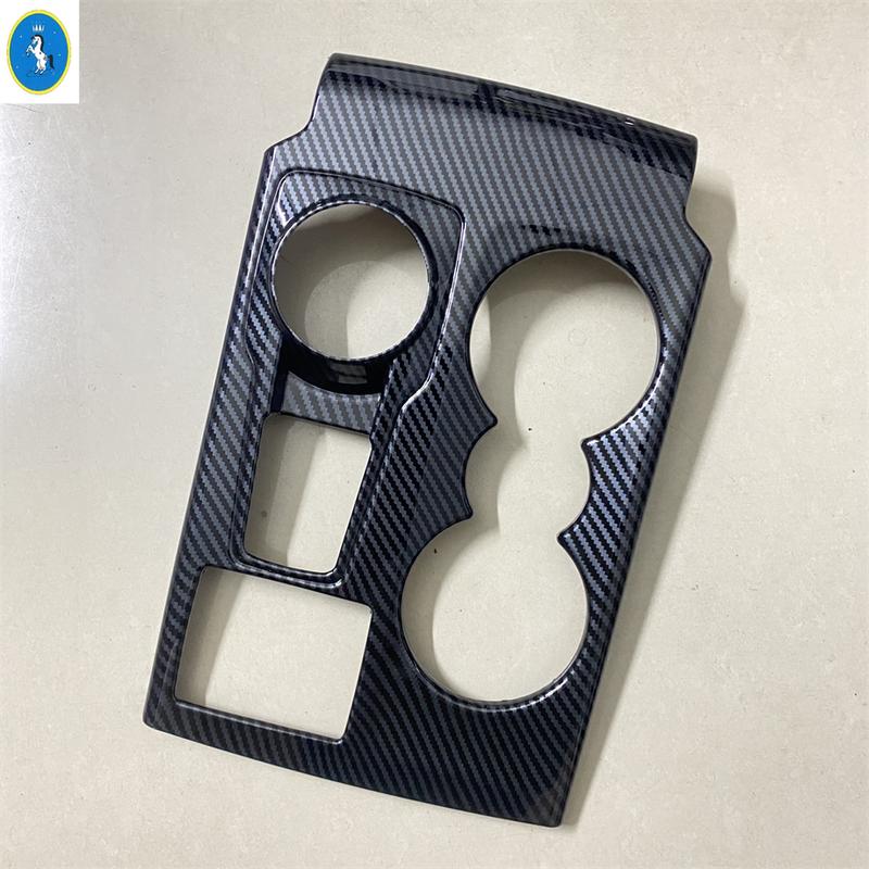 ABS Black Center Control Gear Shift Panle Front Water Cup Holder Cover For Ford Bronco Sport - 2025 Car Accessories