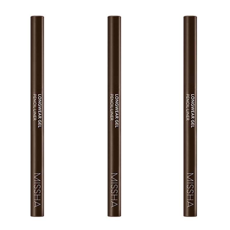 MISSHA Long Wear Gel Pencil Liner, 4 Colors (12 Options)