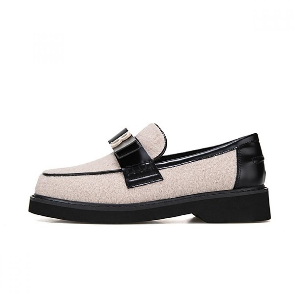 BARBARA Cow Leather Fur Lining 3.5cm Puroper Bbg543be