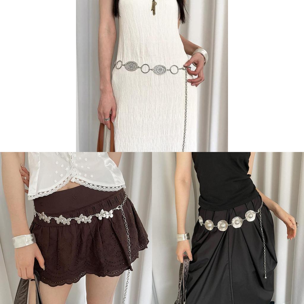 Bohemian Butterfly Metal Waist Chain For Women With Hook Closure For Summer Fashion
