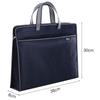 Oxford Waterproof Double Layer Handbag: Large Capacity Document Briefcase with Zipper