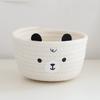 Soft Handwoven Sturdy Cotton Rope Basket Home Accessory for Keeping Small Items Neat and Accessible Home Organization