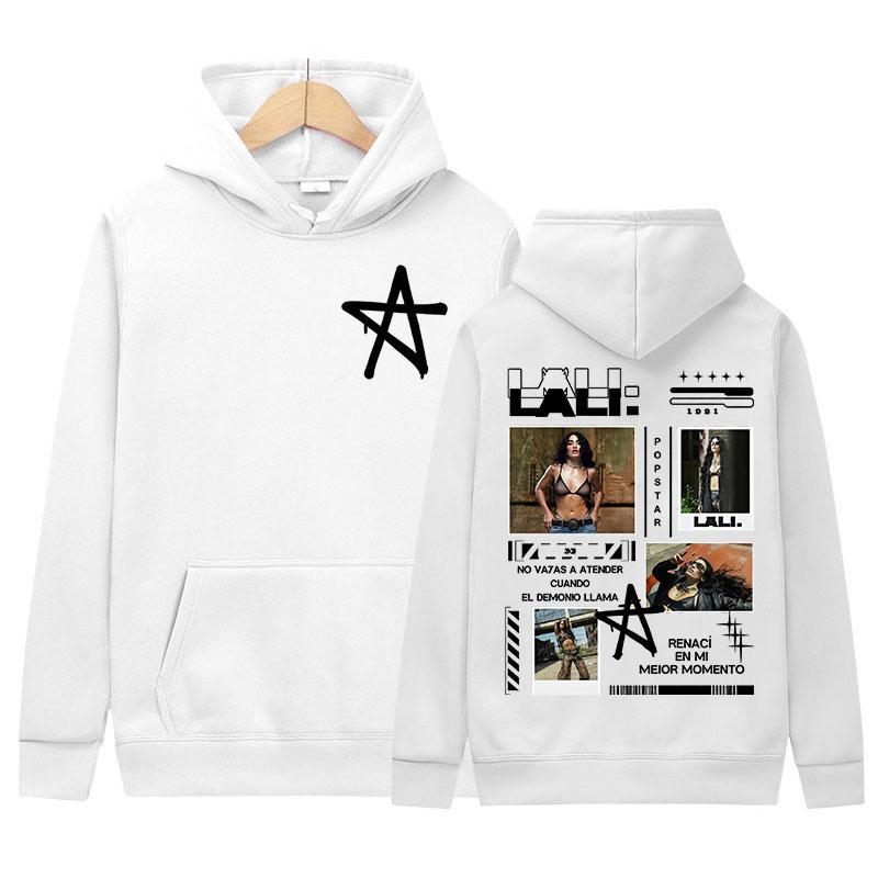Singer Lali Esposito Tour 2025 New Album Graphic Hoody Mens Women Vintage Aesthetic Sweatshirt Casual High Street Fleece Hoodies