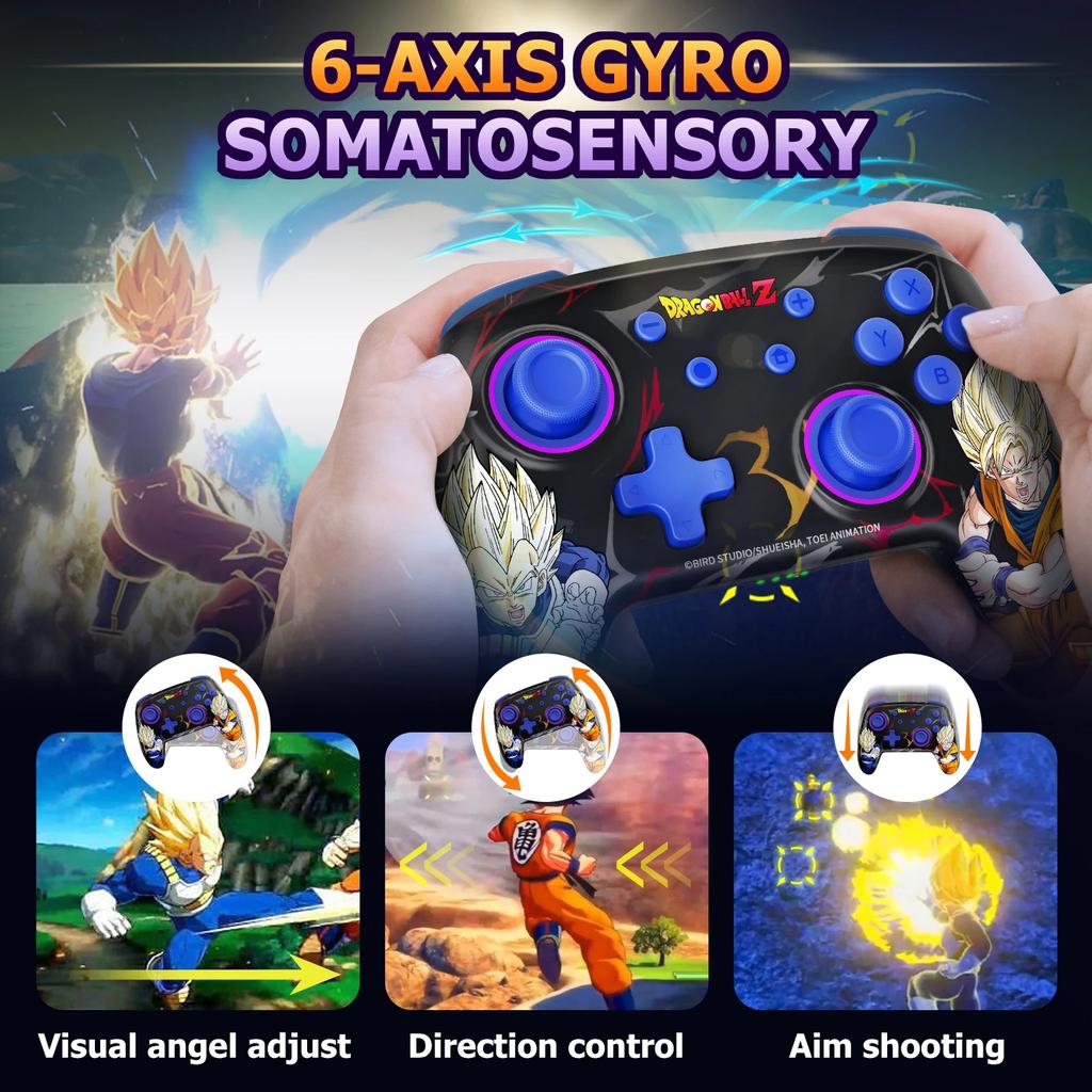 Controller wireless, compatibile con NFC, Amibo, compatibile con Nintendo Switch/Switch Lite/Switch OLED