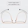 Large Anti Blue Rays Glasses Myopia Eyeglasses -6.00