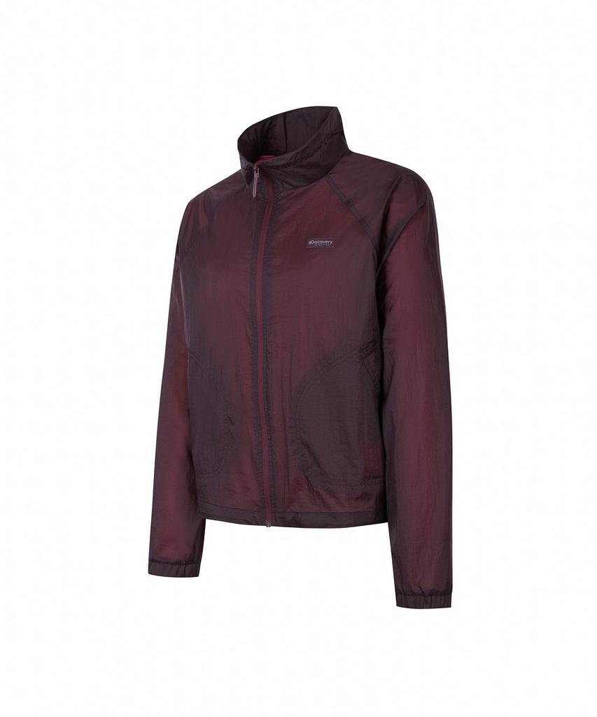 Discovery Expedition Women'S Freshvent Ultra-Light High-Neck Windbreaker (D/Wine)