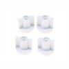 Fixed Replacement Rear Nut White 2.5Cm 6Mm Fixed Replacement For 6Mm Screws Toilet Lid Bottom High Quality