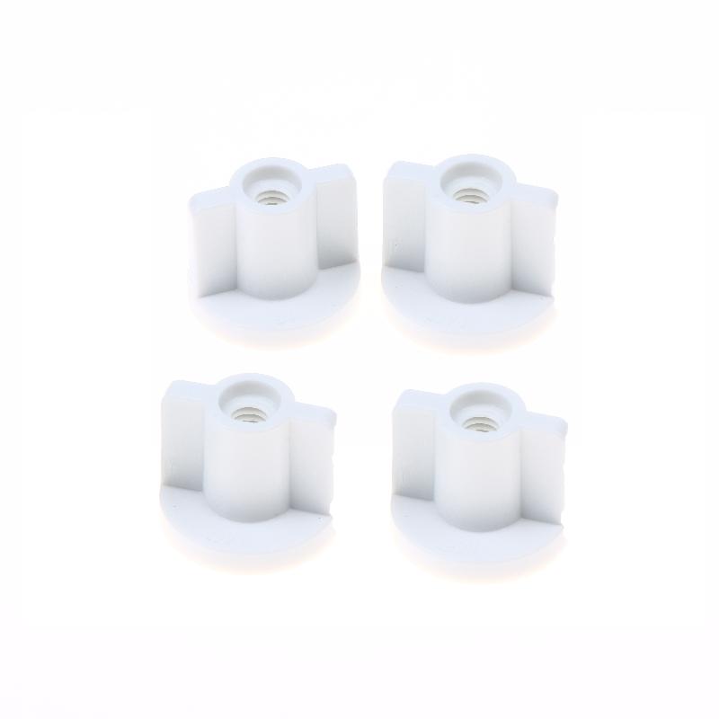 Fixed Replacement Rear Nut White 2.5Cm 6Mm Fixed Replacement For 6Mm Screws Toilet Lid Bottom High Quality