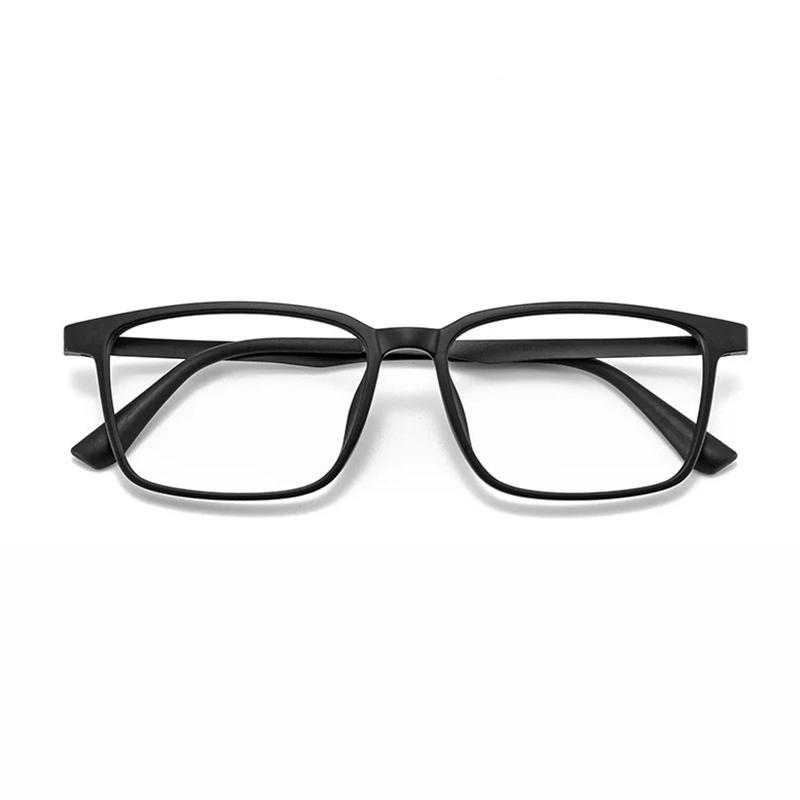 New Retro Ultra-Light Fashion Eyewear Women Rubber Titanium Square Flexible Optical Prescription Men'S Eyeglasses Frames