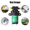 Agricultural Electric Water Pump Durable 3.5L/min Water Spray Car Wash Micro High Pressure Diaphragm DC12V Sprayer Accessories