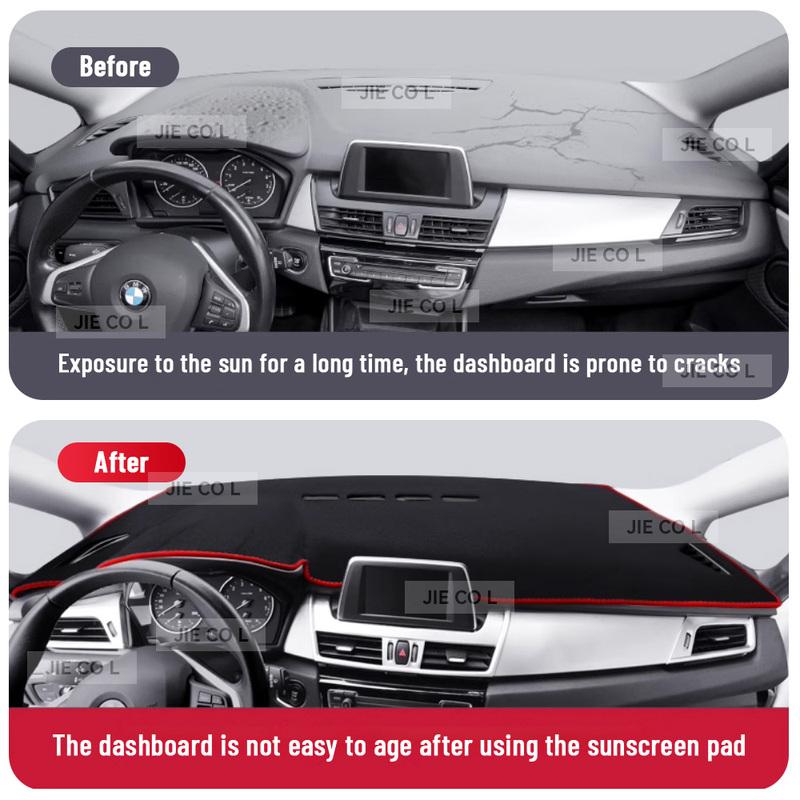 For GEELY GEOMETRY E -2024 Car Dashmat Anti-UV Dashboard Cover Dash Mat Sunshade Cushion Carpet Protective Accessories