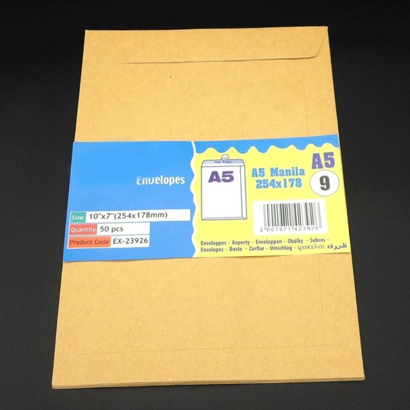 50Pcs Self Seal Envelopes No Window Envelopes File Envelopes For Documents File, Meeting Paper, Receipt, Picture, Photo