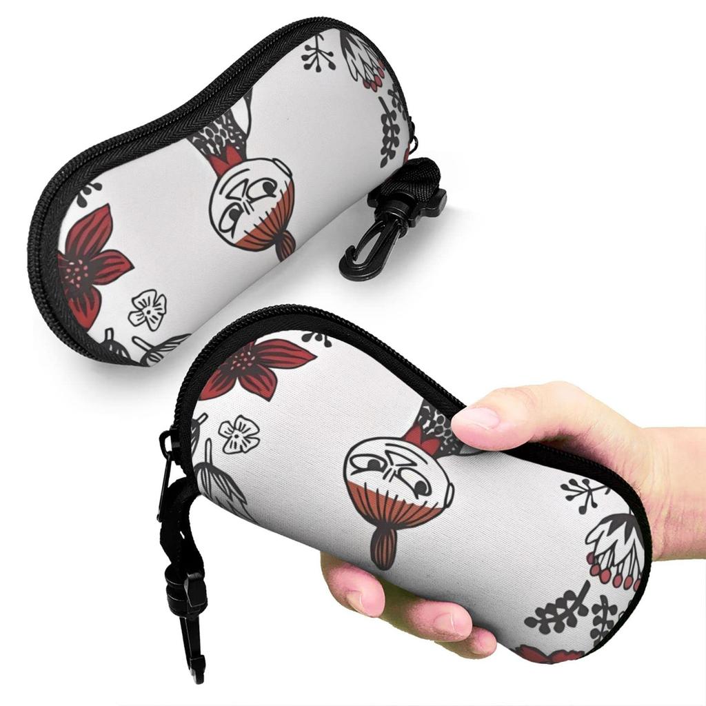 Moomin Little My Eyeglass Eyeglass Sunglasses Accessory Metal Accessory Birthday Gift [HTSW] Bag, Case, Protection, Storage, Hook, Portable, Soft,