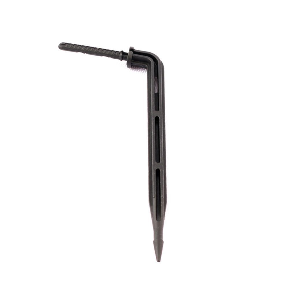 Black Curved Drip Arrow: Ground-Inserted Steady Flow Irrigation Device for Greenhouses and Orchards
