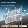 2-In-1 Scalp Applicator Comb With 7 Rolling Massage Tips Multi-Function Scalp Liquid Applicator Anti-Frizz Hair Care Comb Gift