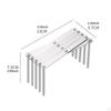 Dish Drainer Folding Sturdy Single Tier Easy Clean Kitchen Organizer Holder