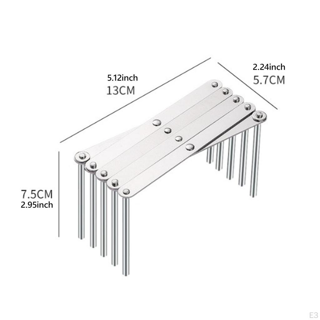 Dish Drainer Folding Sturdy Single Tier Easy Clean Kitchen Organizer Holder