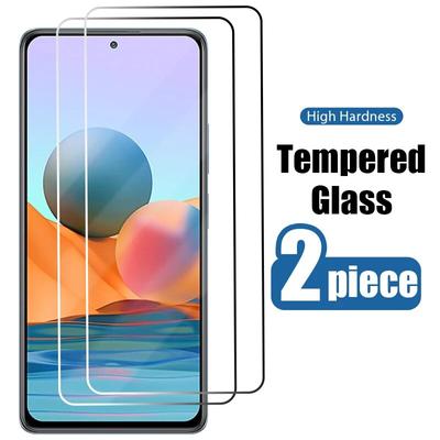 2PCS Gehärtetes Glas für Redmi Note 11 10 9 Pro 9A 9C 7A Displayschutzglas für Redmi 10 9 9AT 10C Glas