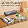 Electric Warming Tray Foldable Food Warmer Fast Heating Portable Dining Table Warmer Food Warmer Mat with Full Surface Heating