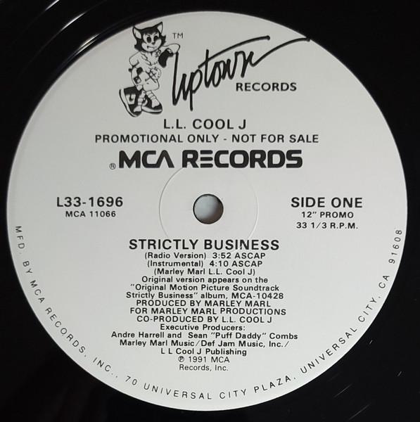 

12inch Record LL COOL J Strictly Business L331696PROMO 1991 US Rap HipHopRB Used
