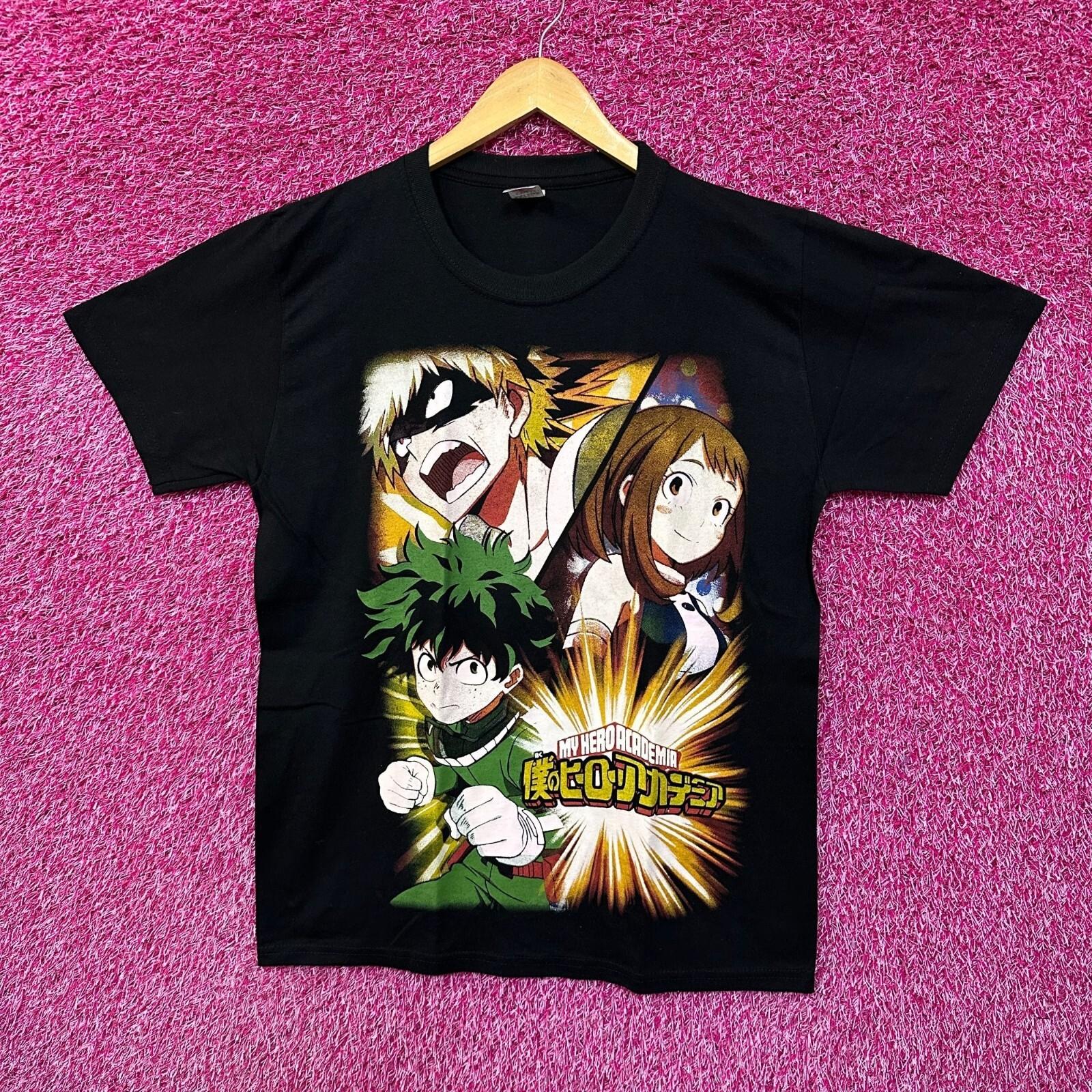 

My Hero Academia Midoriya Uraraka Bakugo Anime Tee L XL