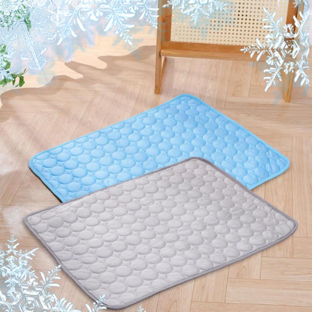 breathable pet cooling pad 50x40cm washable cat dog ice mat summer portable pet cooling blanket for car seats kennels carriers