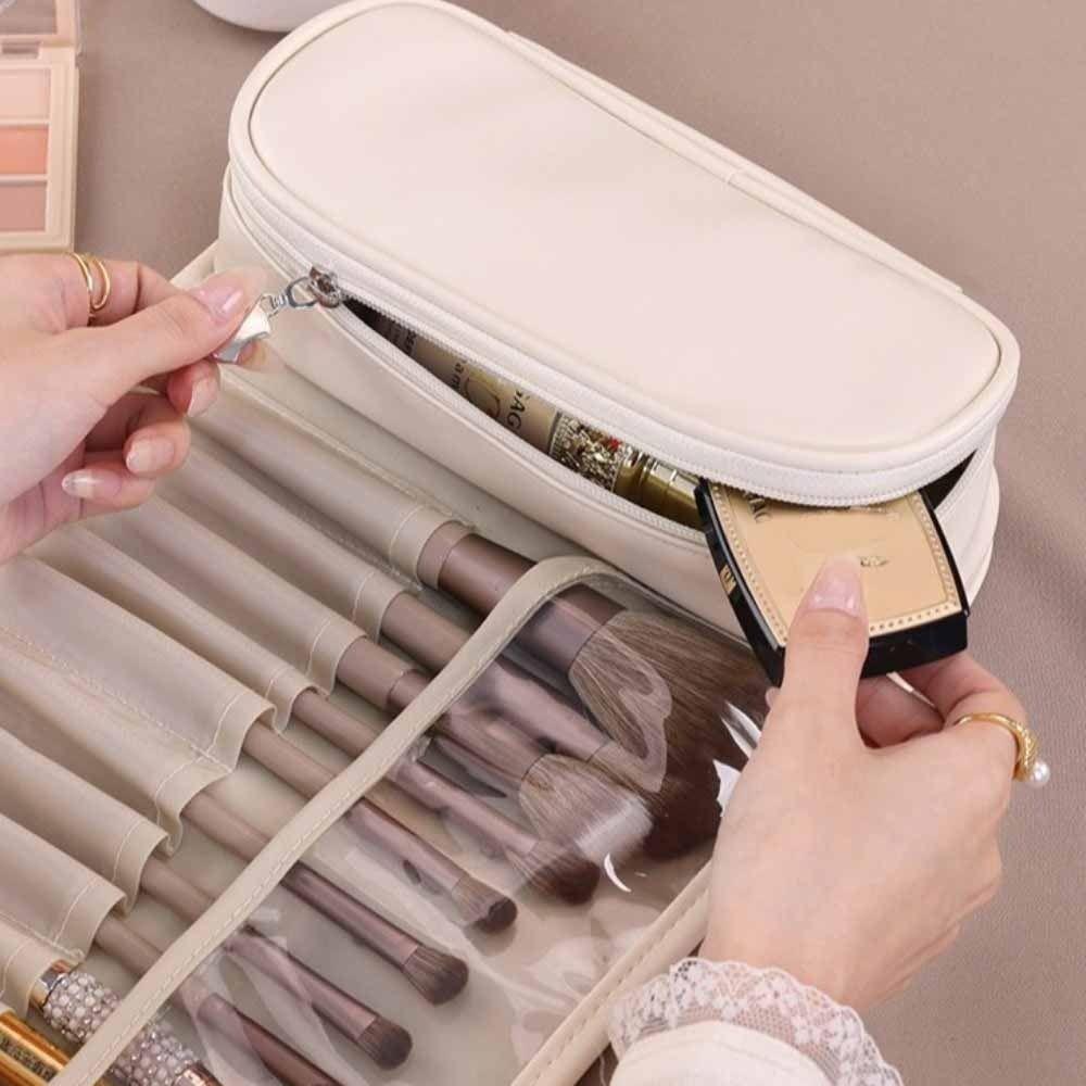 Dust-proof Cosmetic Storage Bag Waterproof Roll Cosmetic Bag Makeup Brush Bag  Brush Storage