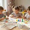 60 Stück Sternenstäbe zum Selbermalen Requisiten für Kinder Prinzessinnen-Feen-Party
