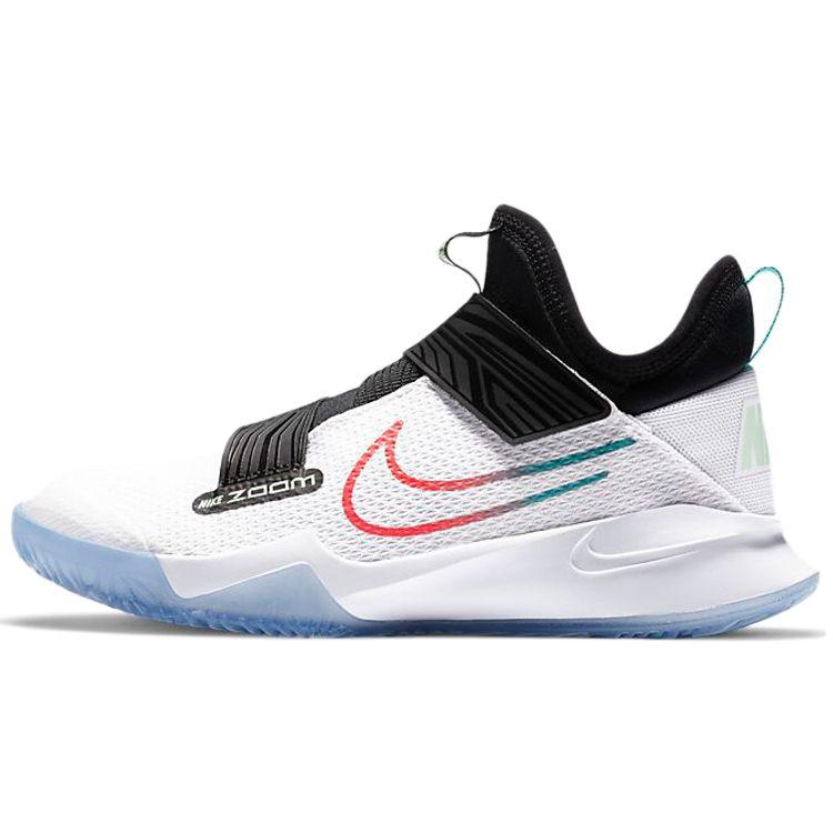 

Кроссовки детские Nike Zoom Flight GS Ombre Swoosh белые Hyper-Jade черные CK0787-101