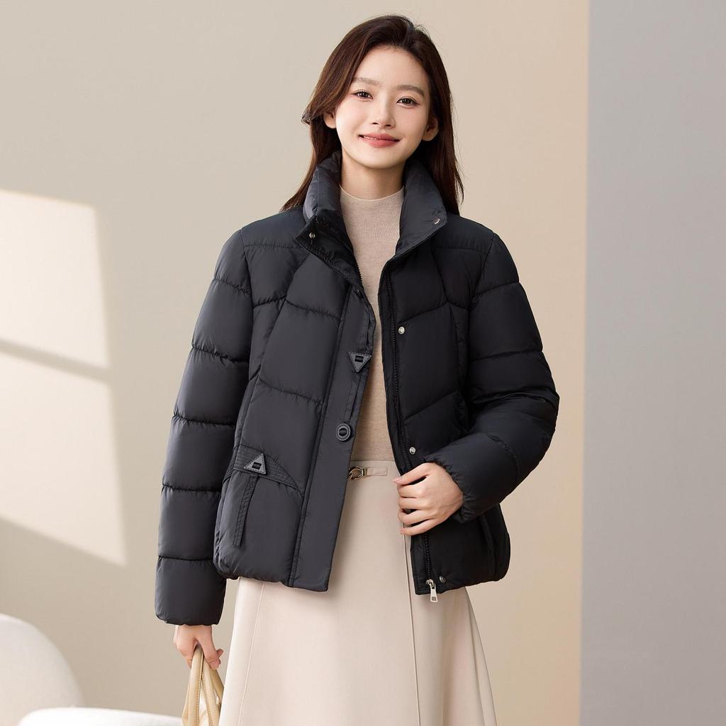 Autumn Winter Thicken Warm Parka Women Casual Sweety Solid Color Big Pocket Loose Jackets Outwear