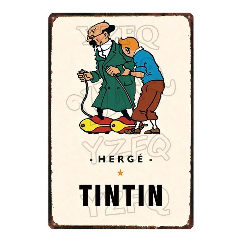 Retro Anime Metal Tin Sign Wall Art 20x30cm
