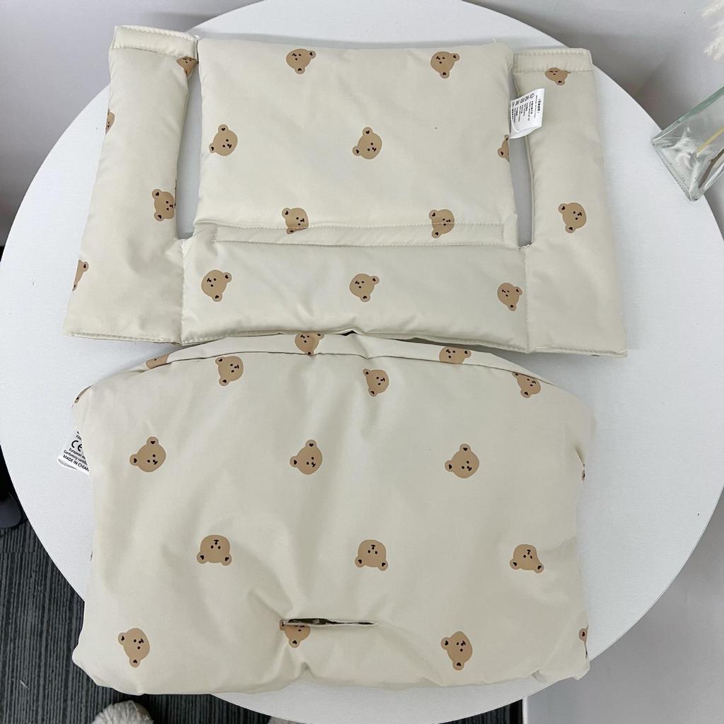 Korean-Style Cartoon Baby Growth Chair Cushion for Children's Dining Chair Backrest
