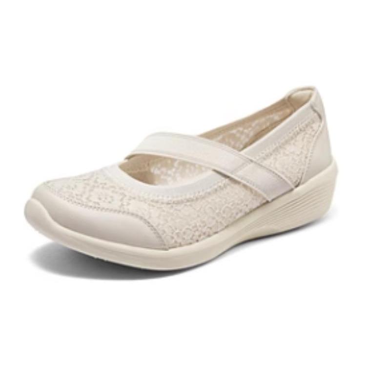 Skechers Modern Comfort Fabric Cushioning, Wear Resistant Low Top Casual Shoes Women's Ivory 158763-OFWT