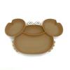 Children S Silicone Compartmentalized Dinner Plate Cartoon Plate Infant Auxiliary Food Tableware Fall Proof Including Suction Cups