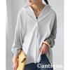 [antiqua] [Antica] Knit Docking Shirt Ladies PK-01268 Onesize 03 White
