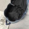 Denim Backpack Large Capacity Student Schoolbag Travel Commuter Backpack