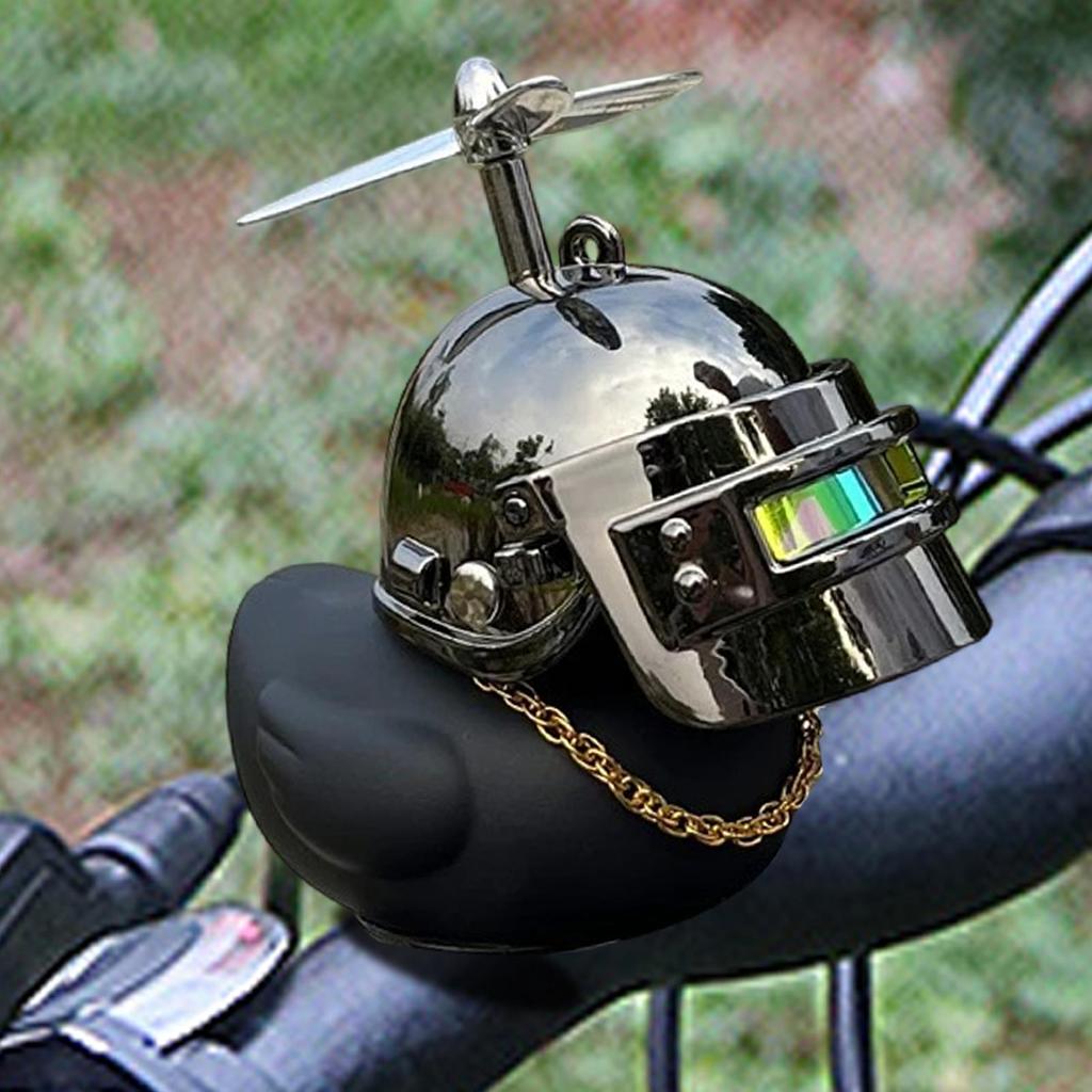 1pcs Cute Dashboard Car Accessories Decorative Duck Doll Bike Handlebar Ornament For Men Boys Girls Youth Teens Wife Husband Son