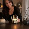 Halloween Skeleton Hand Candle Holder for Tabletop Decor